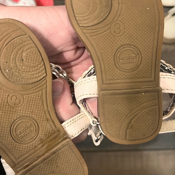 Kids Braided Sandals - Cream - Picture 2 of 2